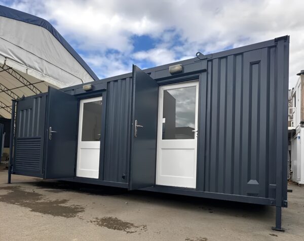 24 x 9Ft Anti Vandal Cabin | Office, Canteen, Toilet | 10KVA Generator