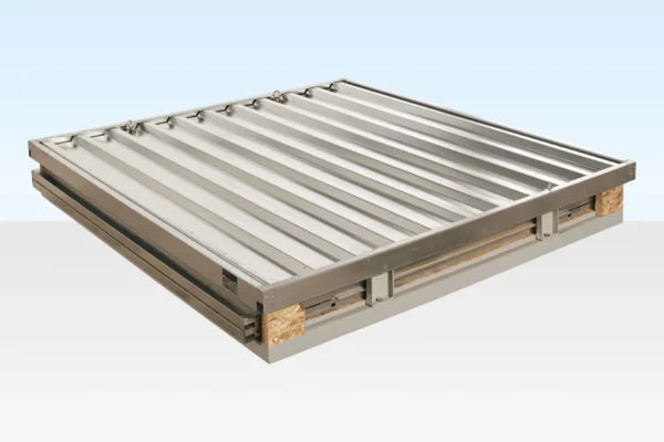 8ft (2m) Flat Pack Metal Store